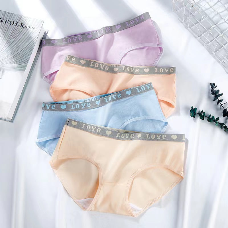 Shezaib Plain Love Patti Casual Use Cotton Panties 606