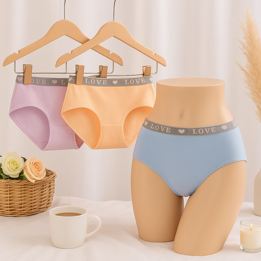 Shezaib Plain Love Patti Casual Use Cotton Panties 606