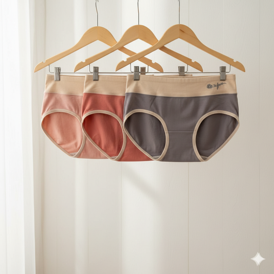 Shezaib Pack of 5 Cotton Comfort Panty – Soft, Stretchy & Everyday Fit 496