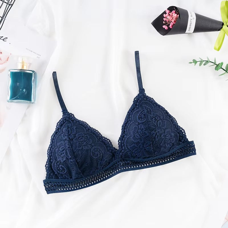 Pack Of 2 Women Seamless Lace Embraided Padded Bra
