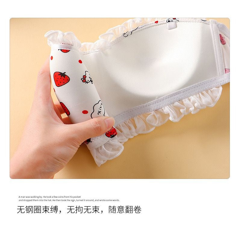 Shezaib Japanese Style New Hello Kitty Print Padded Bra for girls