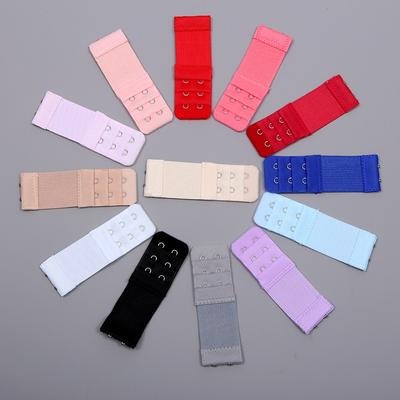 Pack Of 3 Elastic & Non Elastic Bra Extender – 3 Rows 2 Hooks  Increases Band Size Comfortably