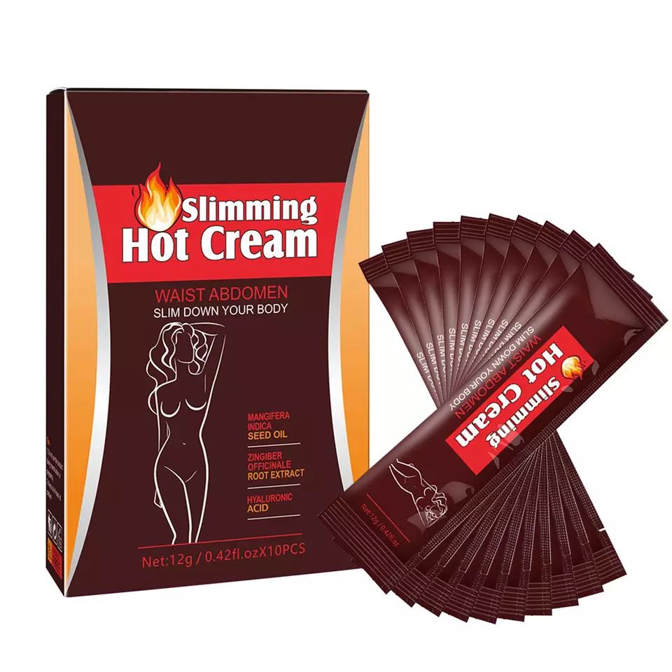 GUANJING 10Pcs Hot Cream Slimming Fat Burn Weight Loss Product