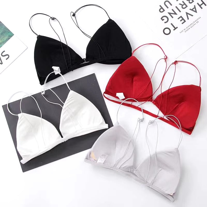 Pack of 2 Fashion New Style Triangle Cup Front-Closure Push Up Comfort Bra for Girls – 3301