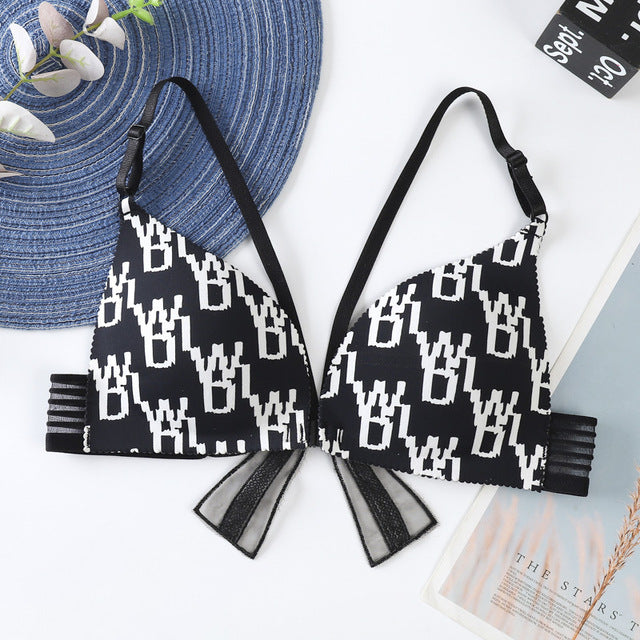 Shezaib Pack Of 2 Cute Back Butterfly Adjustable Straps Bra