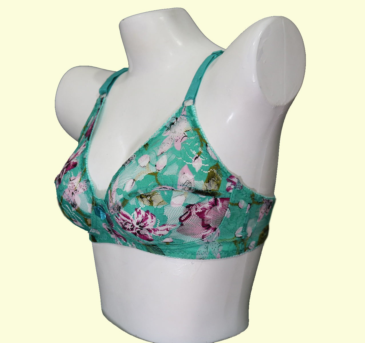 Shezaib Non Padded Full Cup Non Wired Net Bra & Pantie Set 3055