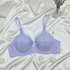 Shezaib Undergarments Ladies Fancy Lace Wired Bra Premium Quality Wire Bra Soft & Comfortable Full Coverage Bra Stylish Floral Lace Design Party, Daily & Casual Wear Bra 37620