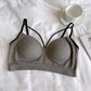 Pack of 3 Comfortable Gathered Seamless No-Steel Ring Thin Strap Bra for Girls & Women – J566
