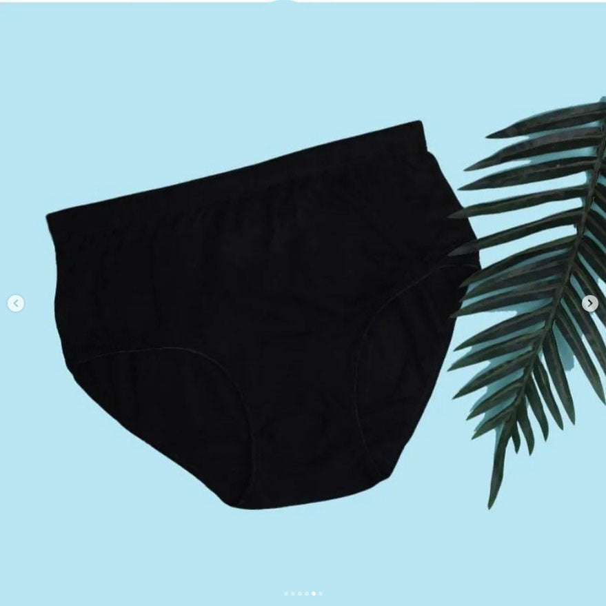 Shezaib women's cotton underwear panty in black color