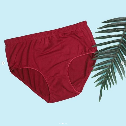 Shezaib women's cotton underwear panty in maroon color