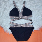 Shezaib Women Bra And Panty Set Push Up Sexy Beach Female Adjustable Shoulder Strap Underwear 3/4 Deep V Lingerie Set