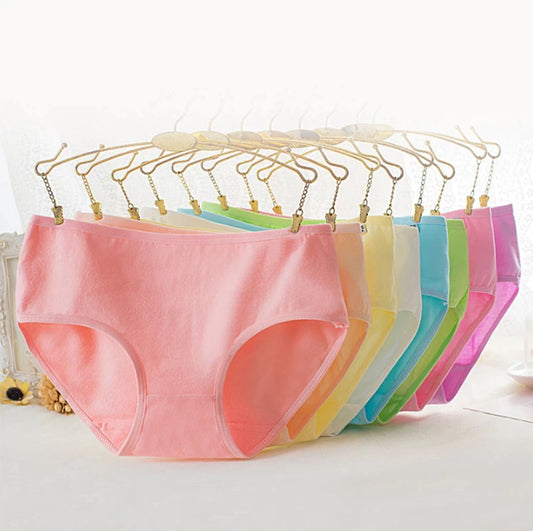 Candy Color Panties Women's Comfortable High Quality Cotton