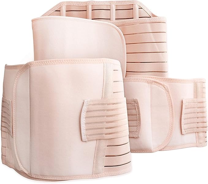 3 in 1 Postpartum Belt After Delivery Support Recovery | Body Shaper Belt for Women for After Birth Postnatal C-section | Waist Pelvis Shapewear Wrap Postpartum Girdle 3830-16