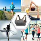 Shezaib Non-Padded Front Zip Sports Bra – Breathable Activewear Bra