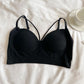 Pack of 3 Comfortable Gathered Seamless No-Steel Ring Thin Strap Bra for Girls & Women – J566
