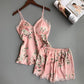 Shezaib New Short Floral Printed Nighty For Girls 7021