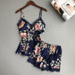 Shezaib New Short Floral Printed Nighty For Girls 7021