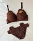 Shezaib Stylish Sexy Funky Bear Style Double Push Adjustable Bra & Panty Set E008