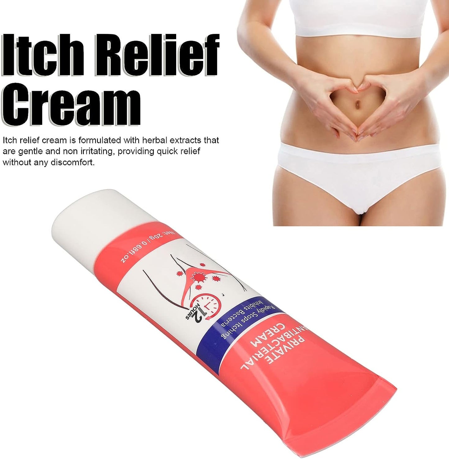 Aichun Beauty Private Parts Anti-Itch Cream, Anti-Itch Moisturizing Helps Relieve Genital Itching, Fast-acting and Soothes 20g