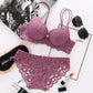 Shezaib New lace embroidery bra and panty set cute underwear and bra set 010