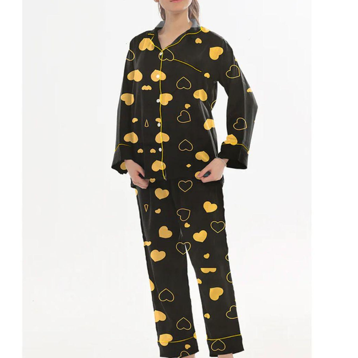 Flourish Summer  Cooling Linen 2-Piece Pajama Set  With Scrunchie