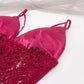 Shezaib Ultra Thin Lace Womens Sexy Satin Underwear Breathable Comfortable Women Bra & Thong Sets 2022