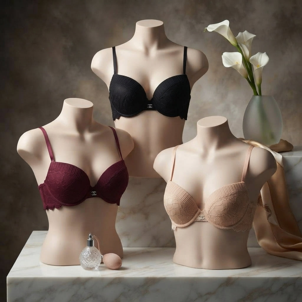 Women’s Padded Lace Bra – Soft & Comfortable Everyday Innerwear -P108
