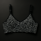 Pack Of 3 Women’s Zebra Print Cotton Bralette – Non-Padded | Soft, Stretchable & Stylish Everyday Bra