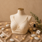Cotton Non-Padded Floral Embroidered Bra – Soft Everyday Comfort |  X-OVER