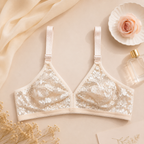 1pcs Net Lace Summer Bralette Collection – Non Padded Soft & Breathable Comfort Wear 128225