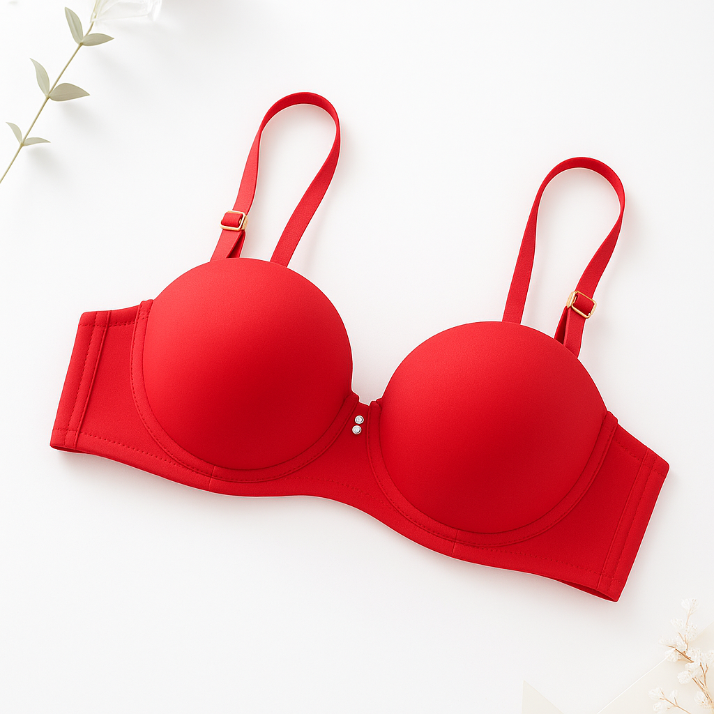 Neww Arrival Silk Wired Padded Bra – Adjustable Straps Everyday Support Bra 888