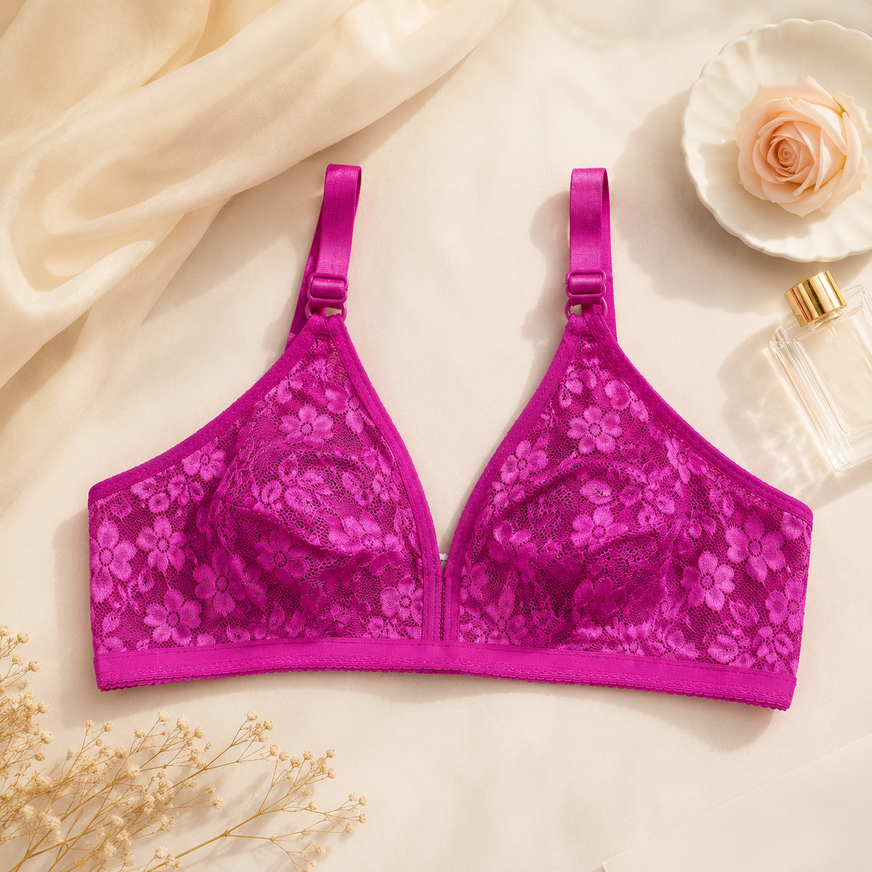 Shezaib Net Lace Summer Bralette Collection – Non Padded Soft & Breathable Comfort Wear 128225