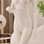 Double Layer Waist Trainer Belt – Breathable Tummy Control & Waist Shaper -653