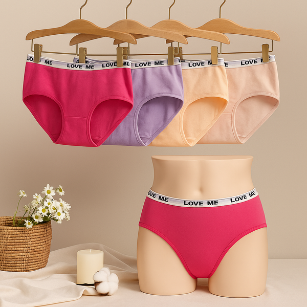Shezaib Plain Love Patti Casual Use Cotton Panties 606