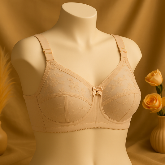 Flourish Disclosure  Non-Padded Non-Wired Full Coverage Bra Plus Size