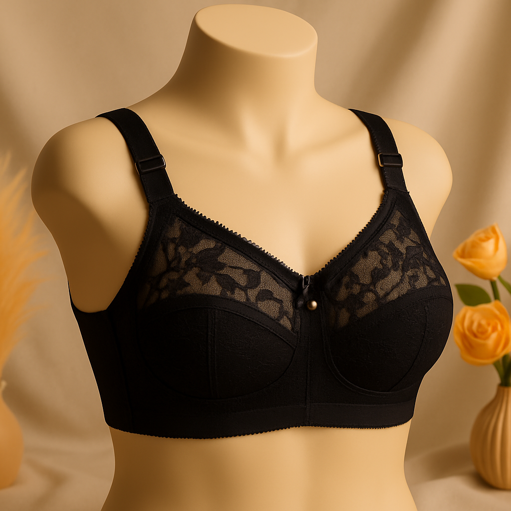 Flourish Disclosure  Non-Padded Non-Wired Full Coverage Bra Plus Size