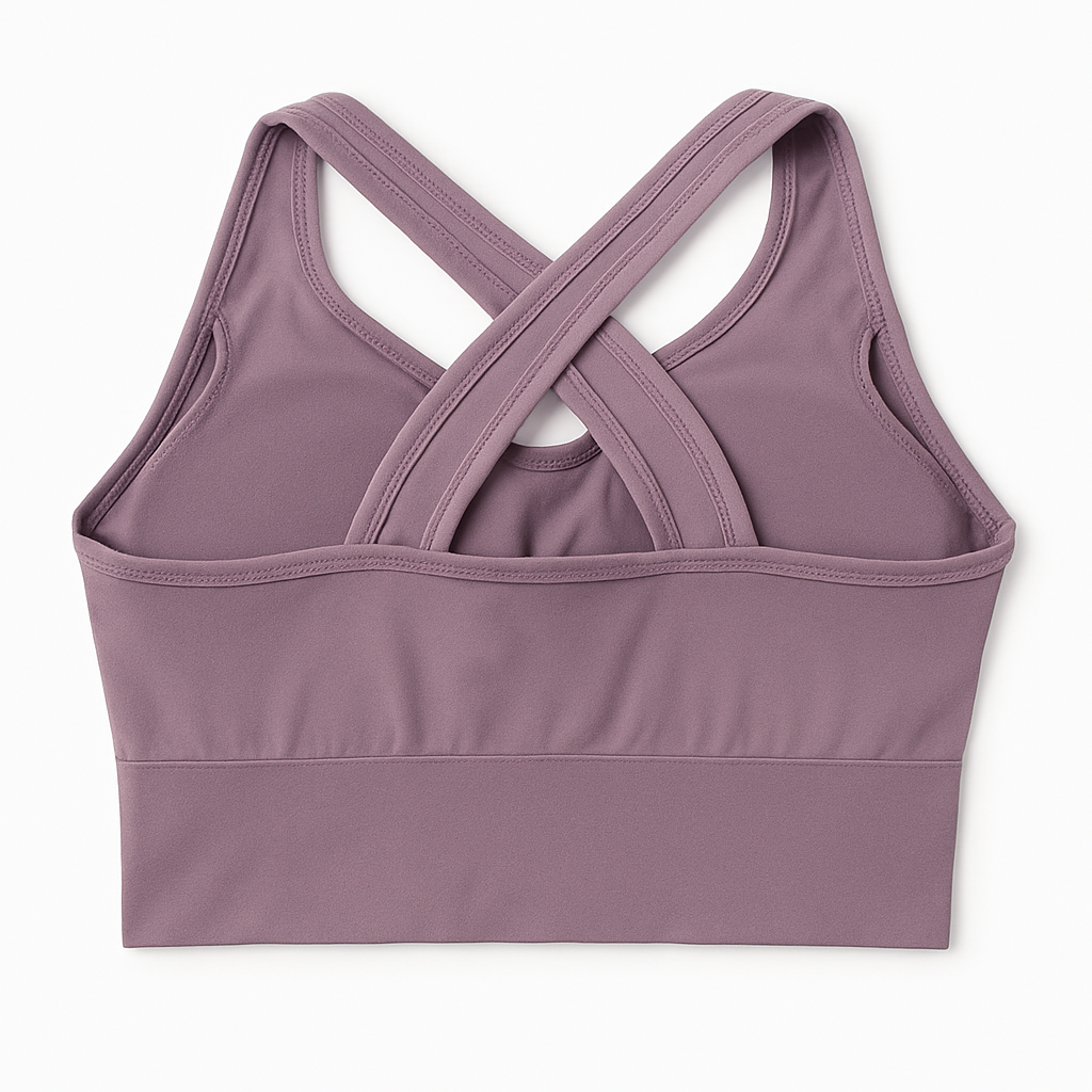 Shezaib Front Zipper Sports Bra – Criss-Cross Back Support, Padded Comfort 288