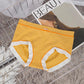 Pack Of 3 New Essential Soft Cotton Breathable Little Crotch Border Linen Panties For Girls And Women's 202