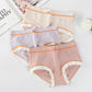 Pack Of 3 New Essential Soft Cotton Breathable Little Crotch Border Linen Panties For Girls And Women's 202