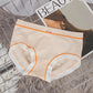 Pack Of 3 New Essential Soft Cotton Breathable Little Crotch Border Linen Panties For Girls And Women's 202