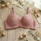 Pack of 2 Shezaib Elegant Embroidered Floral Padded Comfort Bra – Soft Texture & Premium Shape -937