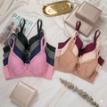 Shezaib Pack of 3 Light Padded Lace Bra– Comfortable Everyday Support Bra for Women