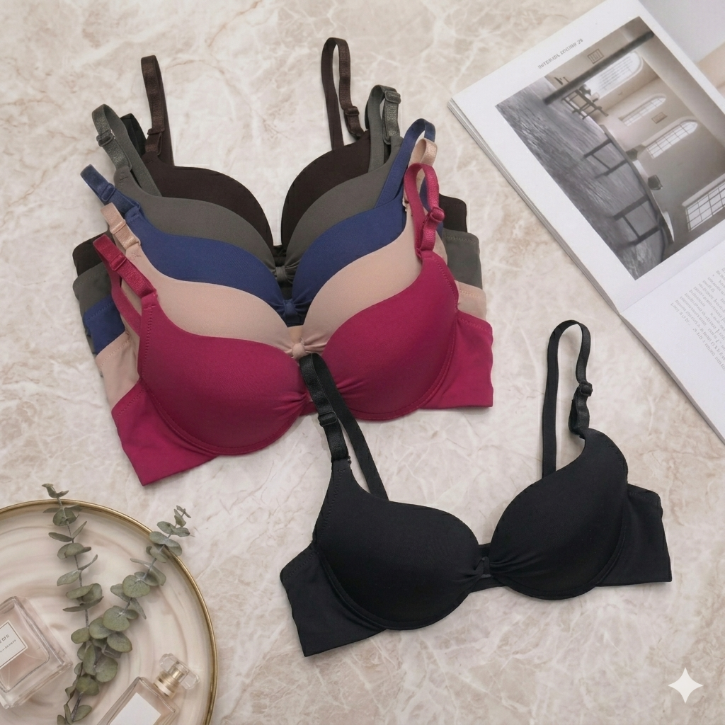 Shezaib Push-Up Bra Pack of 2 – Seamless Everyday Comfort Bra for Women-242