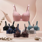 Pack of 2 Shezaib Elegant Embroidered Floral Padded Comfort Bra – Soft Texture & Premium Shape -937