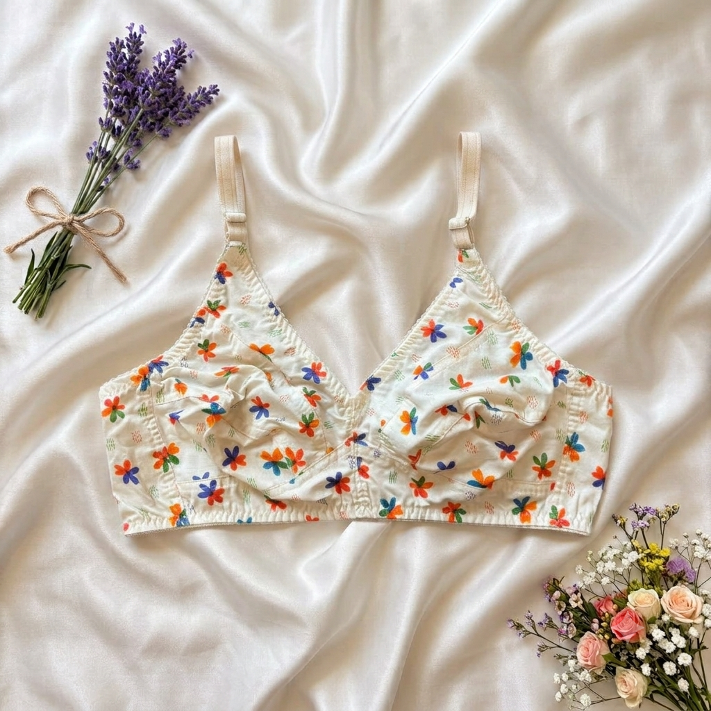 Shezaib Bloom Daily Comfort Non-Padded Bra Collection-1pcs 005