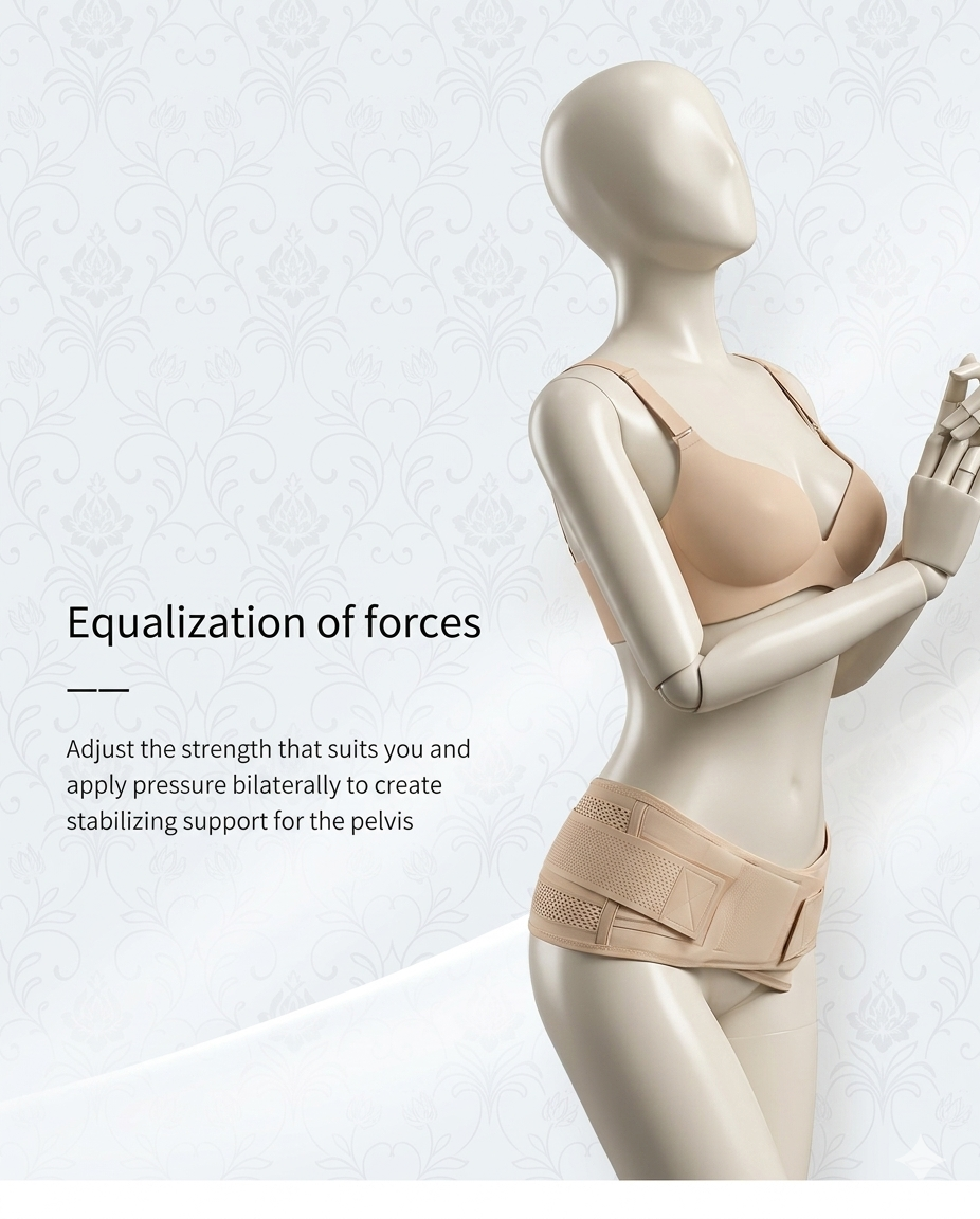 Flourish Maternity Belt Pregnancy Belly Band Back Support Abdominal Binder Back Brace - Back, Pelvic, Hip -6801