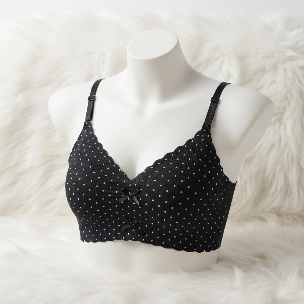 Soft Padded Wireless Comfort Bralette – All-Day Everyday Bra -802