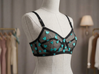 Women's Sheer Heart Mesh Bra – Non-Wired Non-Padded Full Net Bralette HRT- 001