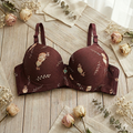 Pack of 2 Shezaib Elegant Embroidered Floral Padded Comfort Bra – Soft Texture & Premium Shape -937