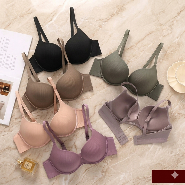 Shezaib Pack of 2 Daily Comfort Push-Up Bra Duo –